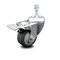 Service Caster 3.5 Inch Thermoplastic Rubber Swivel 10mm Stem Caster with Total Lock Brake SCC-TSTTL20S3514-TPRB-M1015 - alternate 1